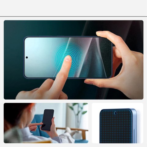 Szkło hybrydowe Spigen ELITE SHIELD EZ FIT na Samsung Galaxy S25+ - przezroczyste
