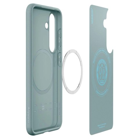 Etui Caseology Parallax Mag MagSafe Samsung Galaxy S25 - zielone