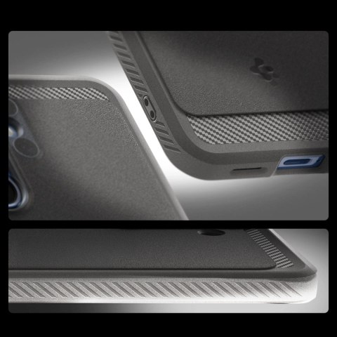 Etui Spigen Rugged Armor Mag MagSafe na Samsung Galaxy S25 - szare