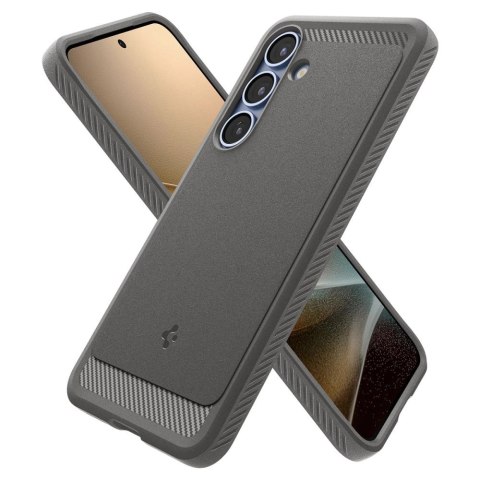 Etui Spigen Rugged Armor Mag MagSafe na Samsung Galaxy S25 - szare
