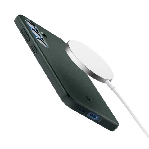 Etui Spigen Thin Fit Mag na Samsung Galaxy S25 - zielone