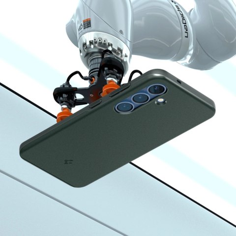 Etui Spigen Thin Fit Mag na Samsung Galaxy S25 - zielone