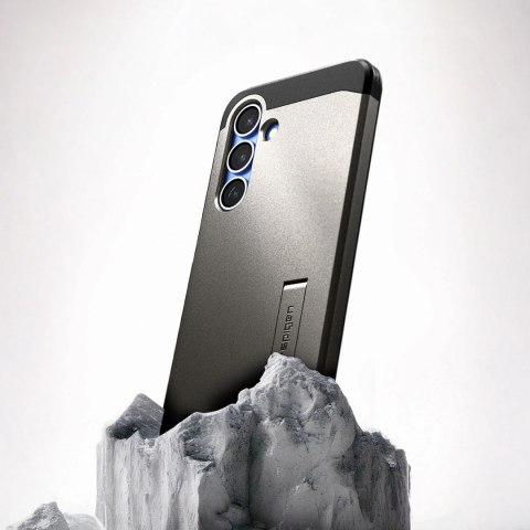 Etui Spigen Tough Armor MagSafe na Samsung Galaxy S25 - szare