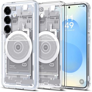 Etui Spigen Ultra Hybrid Mag na Samsung Galaxy S25 Zero One - białe
