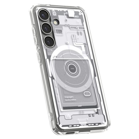 Etui Spigen Ultra Hybrid Mag na Samsung Galaxy S25 Zero One - białe