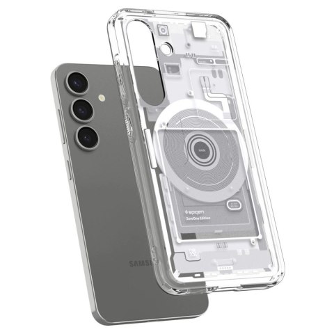 Etui Spigen Ultra Hybrid Mag na Samsung Galaxy S25 Zero One - białe