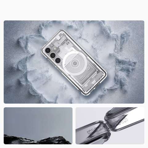 Etui Spigen Ultra Hybrid Mag na Samsung Galaxy S25 Zero One - białe