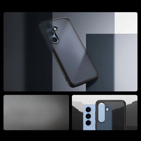 Etui Spigen Ultra Hybrid na Samsung Galaxy S25 - czarne Etui Spigen Ultra Hybrid na Samsung Galaxy S25 - czarne
