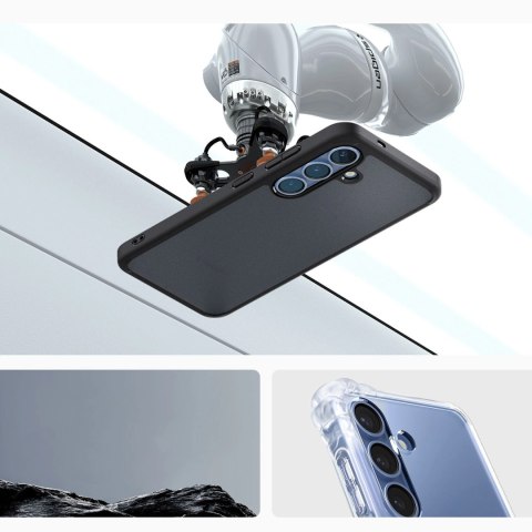 Etui Spigen Ultra Hybrid na Samsung Galaxy S25 - czarne Etui Spigen Ultra Hybrid na Samsung Galaxy S25 - czarne
