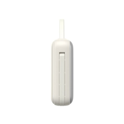 Powerbank Joyroom JR-PBF27 10000mAh 22.5W z wbudowanymi kablami USB-C i Lightning - biały Powerbank Joyroom JR-PBF27 10000mAh 22.5W z wbudowanymi kablami USB-C i Lightning - biały