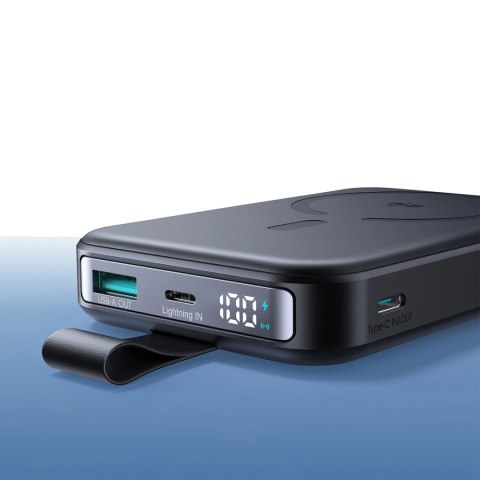 Powerbank Joyroom JR-PBM11 10000mAh 22.5W Qi2, kompatybilny z MagSafe, z podstawką - czarny Powerbank Joyroom JR-PBM11 10000mAh 22.5W Qi2, kompatybilny z MagSafe, z podstawką - czarny