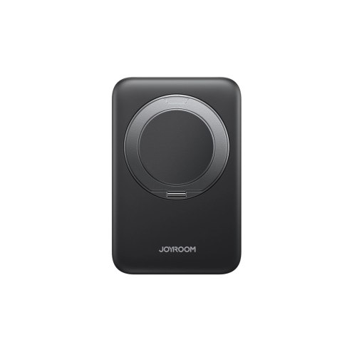 Powerbank Joyroom JR-PBM12 10000mAh 22.5W Qi2, kompatybilny z MagSafe, z podstawką w kształcie pierścienia - czarny Powerbank Joyroom JR-PBM12 10000mAh 22.5W Qi2, kompatybilny z MagSafe, z podstawką w kształcie pierścienia - czarny