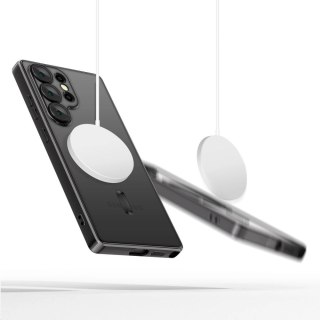 Etui Tech-Protect MagFlex na Samsung Galaxy S25 Ultra - przezroczysto-czarne