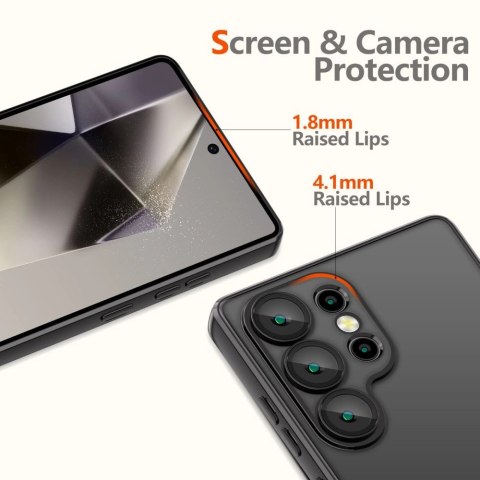 Etui Tech-Protect MagFlex na Samsung Galaxy S25 Ultra - przezroczysto-czarne Etui Tech-Protect MagFlex na Samsung Galaxy S25 Ultra - przezroczysto-czarne