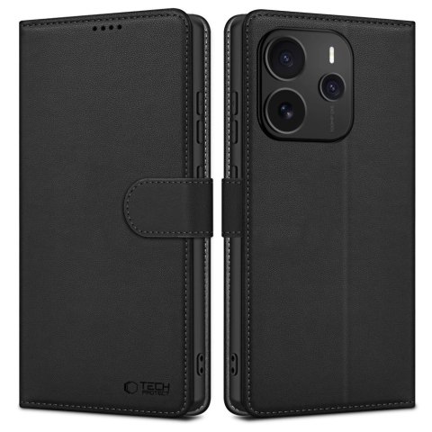 Etui Tech-Protect Wallet na Xiaomi Redmi Note 14 5G - czarny mat Etui Tech-Protect Wallet na Xiaomi Redmi Note 14 5G - czarny mat