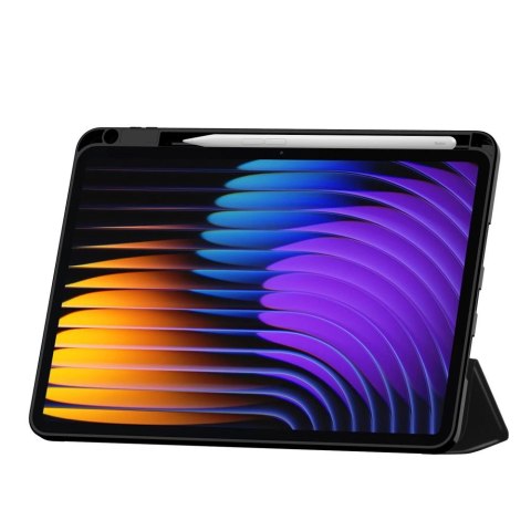 Etui TechProtect SmartCase Pen na Xiaomi Pad 7 / 7 Pro - czarne Etui TechProtect SmartCase Pen na Xiaomi Pad 7 / 7 Pro - czarne