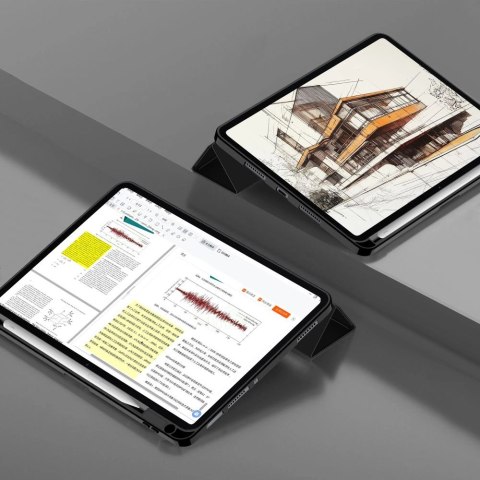 Etui TechProtect SmartCase Pen na Xiaomi Pad 7 / 7 Pro - czarne Etui TechProtect SmartCase Pen na Xiaomi Pad 7 / 7 Pro - czarne