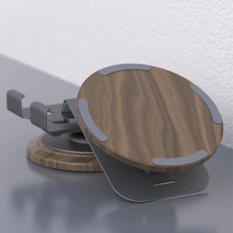 Podstawka do telefonu Dudao F17M 360° metalowa - szara