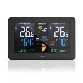 Stacja pogody Hama Premium z USB - czarna