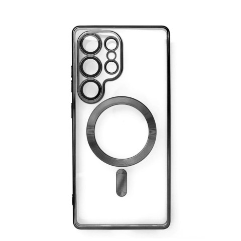 Etui Electroplated Case z MagSafe galwanizowane na iPhone 16e - czarne Etui Electroplated Case z MagSafe galwanizowane na iPhone 16e - czarne