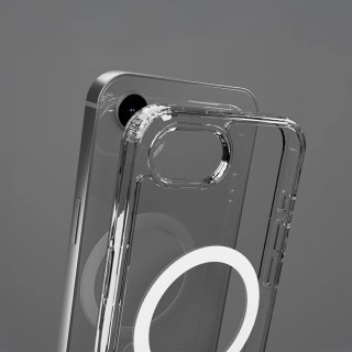 Etui SBS Extreme Mag D3O MagSafe do iPhone 16e - przezroczyste