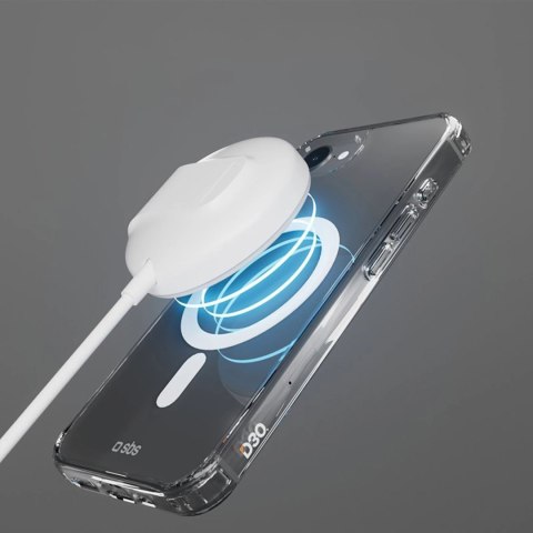Etui SBS Extreme Mag D3O MagSafe do iPhone 16e - przezroczyste Etui SBS Extreme Mag D3O MagSafe do iPhone 16e - przezroczyste