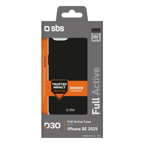 Etui SBS Full Active D3O do iPhone 16e - czarne Etui SBS Full Active D3O do iPhone 16e - czarne