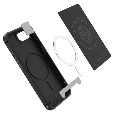 Etui Spigen Core Armor MagSafe na iPhone 16e - czarne Etui Spigen Core Armor MagSafe na iPhone 16e - czarne