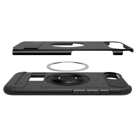 Etui Spigen Slim Armor MagSafe na iPhone 16e - czarne