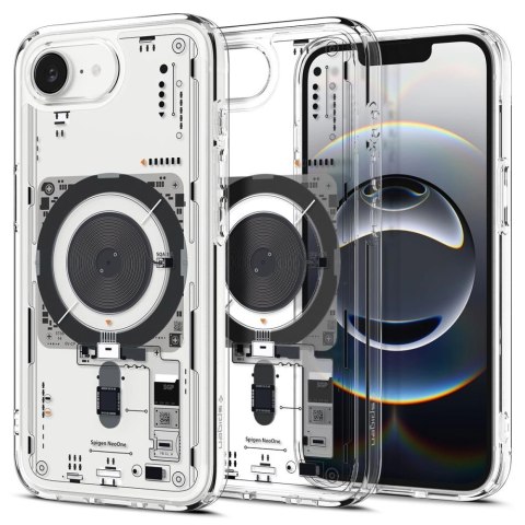 Etui Spigen Ultra Hybrid MagSafe na iPhone 16e Neo One - przezroczyste Etui Spigen Ultra Hybrid MagSafe na iPhone 16e Neo One - przezroczyste
