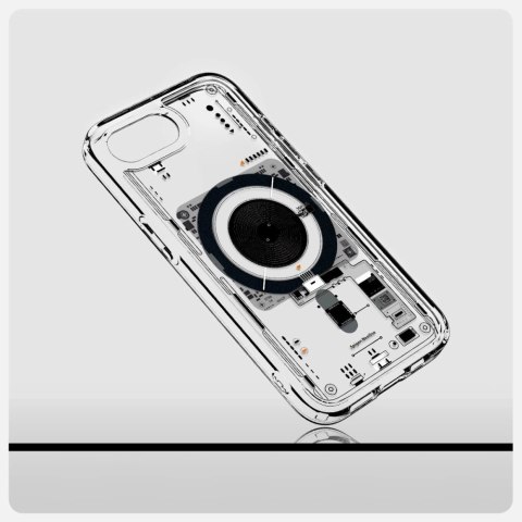 Etui Spigen Ultra Hybrid MagSafe na iPhone 16e Neo One - przezroczyste Etui Spigen Ultra Hybrid MagSafe na iPhone 16e Neo One - przezroczyste