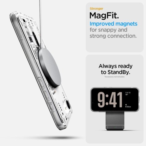 Etui Spigen Ultra Hybrid MagSafe na iPhone 16e Neo One - przezroczyste Etui Spigen Ultra Hybrid MagSafe na iPhone 16e Neo One - przezroczyste