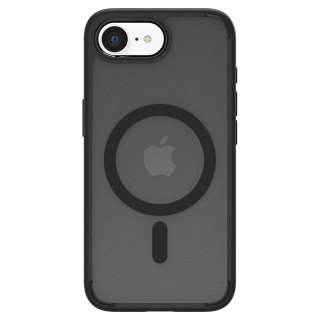 Etui Spigen Ultra Hybrid MagSafe na iPhone 16e - czarne, półprzezroczyste