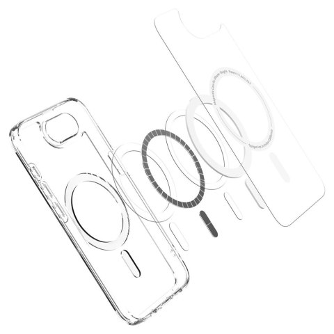 Etui Spigen Ultra Hybrid MagSafe na iPhone 16e - przezroczyste Etui Spigen Ultra Hybrid MagSafe na iPhone 16e - przezroczyste