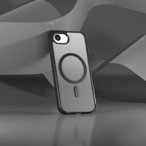 Etui silikonowe Puro Gradient MagSafe do iPhone 16e - czarne Etui silikonowe Puro Gradient MagSafe do iPhone 16e - czarne