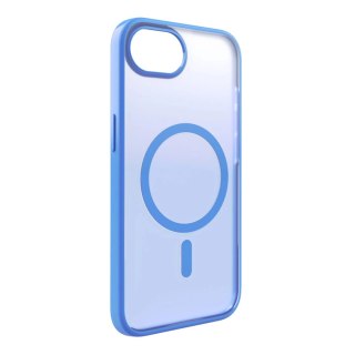 Etui silikonowe Puro Gradient MagSafe do iPhone 16e - niebieskie