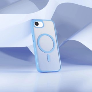 Etui silikonowe Puro Gradient MagSafe do iPhone 16e - niebieskie