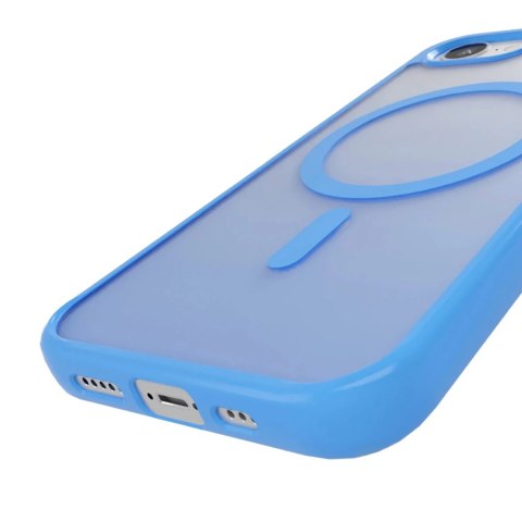 Etui silikonowe Puro Gradient MagSafe do iPhone 16e - niebieskie Etui silikonowe Puro Gradient MagSafe do iPhone 16e - niebieskie