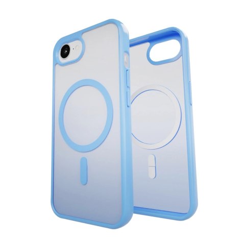 Etui silikonowe Puro Gradient MagSafe do iPhone 16e - niebieskie Etui silikonowe Puro Gradient MagSafe do iPhone 16e - niebieskie