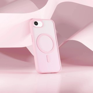 Etui silikonowe Puro Gradient MagSafe do iPhone 16e - różowe