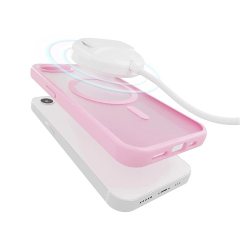 Etui silikonowe Puro Gradient MagSafe do iPhone 16e - różowe Etui silikonowe Puro Gradient MagSafe do iPhone 16e - różowe