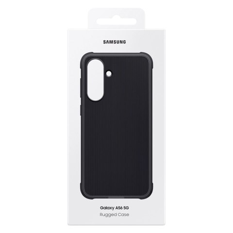 Etui silikonowe Samsung Rugged EF-RA566CBEGWW na Samsung Galaxy A56 5G - czarne Etui silikonowe Samsung Rugged EF-RA566CBEGWW na Samsung Galaxy A56 5G - czarne