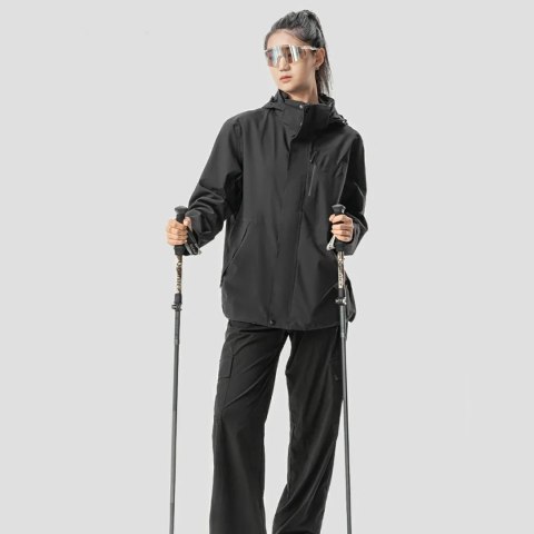 Kijek trekkingowy Qunature nordic walking aluminiowy 110 - 130 cm 1 szt. - brązowy