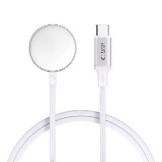 Ładowarka indukcyjna Tech-Protect UltraBoost USB-C do Apple Watch 1m - biała