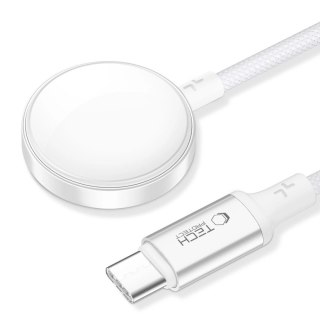 Ładowarka indukcyjna Tech-Protect UltraBoost USB-C do Apple Watch 1m - biała