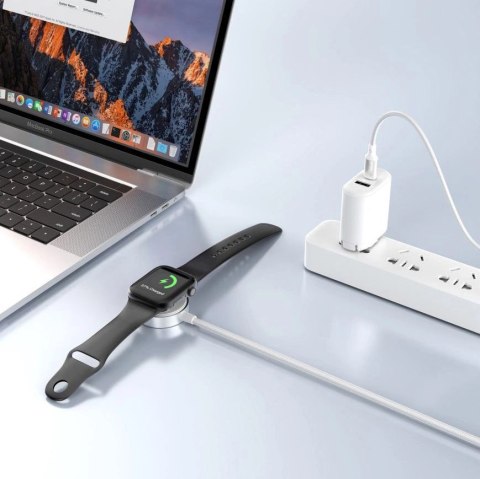 Ładowarka indukcyjna Tech-Protect UltraBoost USB-C do Apple Watch 1m - biała Ładowarka indukcyjna Tech-Protect UltraBoost USB-C do Apple Watch 1m - biała