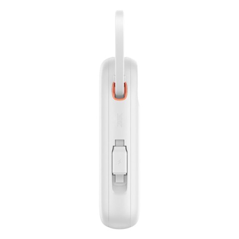 Powerbank Baseus QPow 2 20000mAh 30W z 2 wbudowanymi kablami USB-C - biały