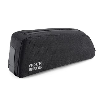 Torba rowerowa Rockbros na ramę na rurę górną 0,9l - czarna