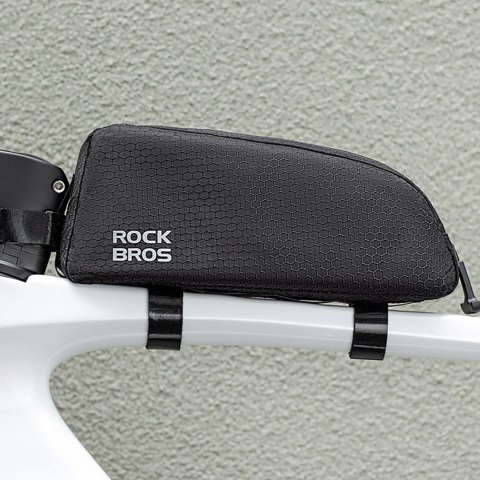 Torba rowerowa Rockbros na ramę na rurę górną 0,9l - czarna Torba rowerowa Rockbros na ramę na rurę górną 0,9l - czarna
