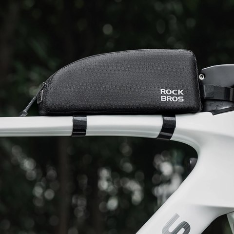 Torba rowerowa Rockbros na ramę na rurę górną 0,9l - czarna Torba rowerowa Rockbros na ramę na rurę górną 0,9l - czarna